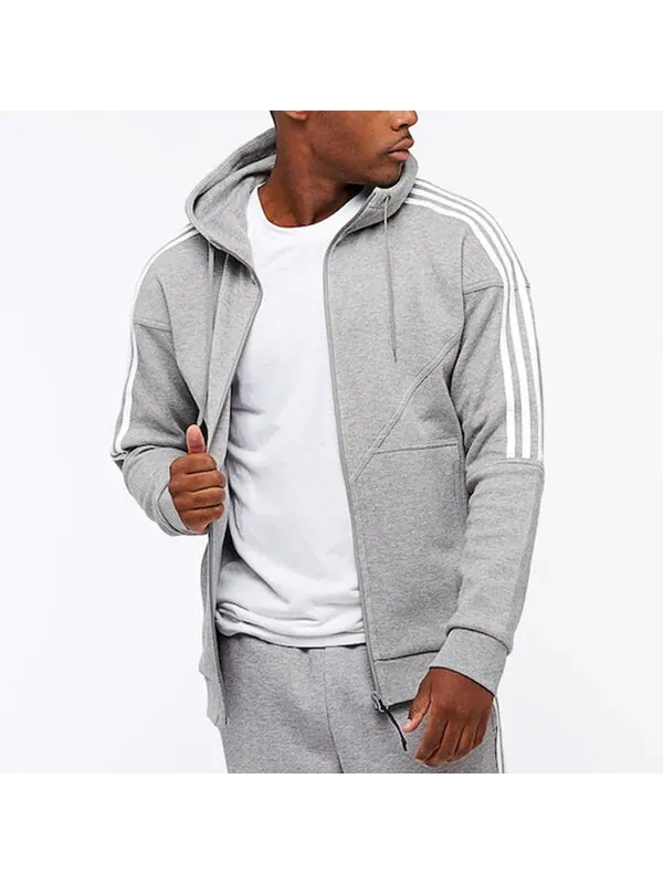 Куртка adidas originals Men'S NMD Hoodie Full Zip Grey Dh2256 — изображение 3 из 4, серый