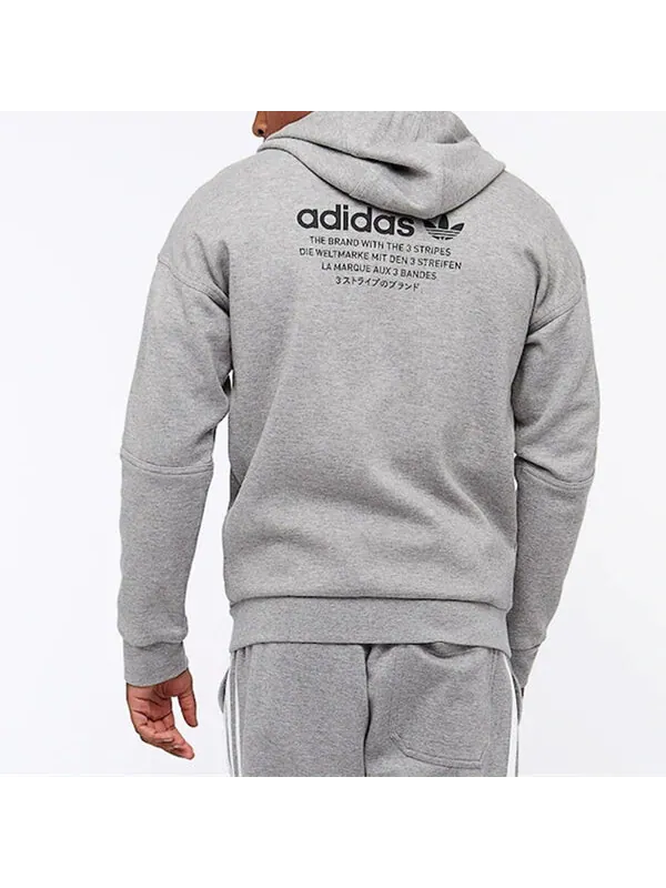 Куртка adidas originals Men'S NMD Hoodie Full Zip Grey Dh2256 — изображение 4 из 4, серый