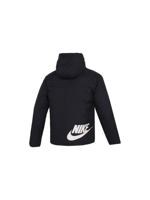 Куртка sw therma-fit legacy waterproof reversible stay warm hooded padded jacket black Nike — изображение 2 из 2, черный