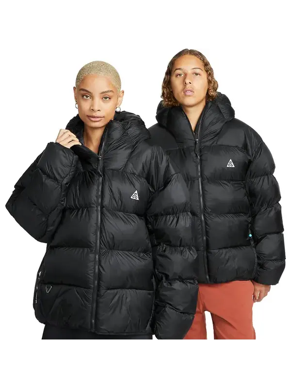 Куртка Nike ACG Lunar Lake Puffer Jacket 'Triple Black' — изображение 1 из 4, черный