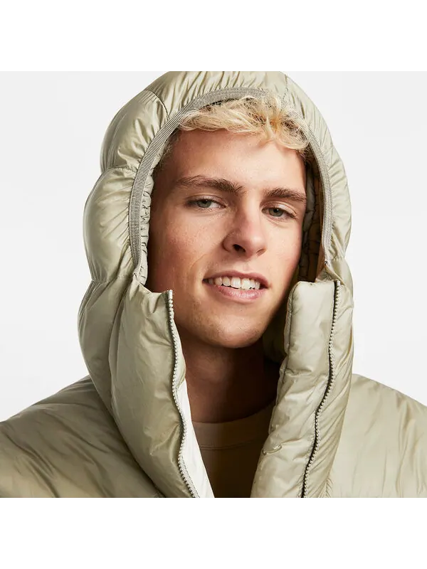 Куртка Nike ACG Lunar Lake Puffer Jacket 'Light Army' — изображение 4 из 4, светлый/оливковый/белый