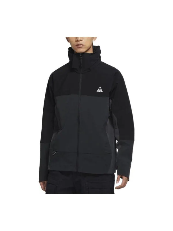 Куртка Nike Acg sun Farer Outdoor Solid Color Sports Hooded Jacket Black — изображение 1 из 3, черный