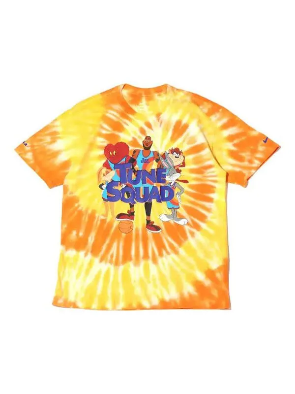 Футболка Nike x Space Jam:A New Legacy LeBron Tee 'Orange Tie-Dye'' — изображение 1 из 4, мульти