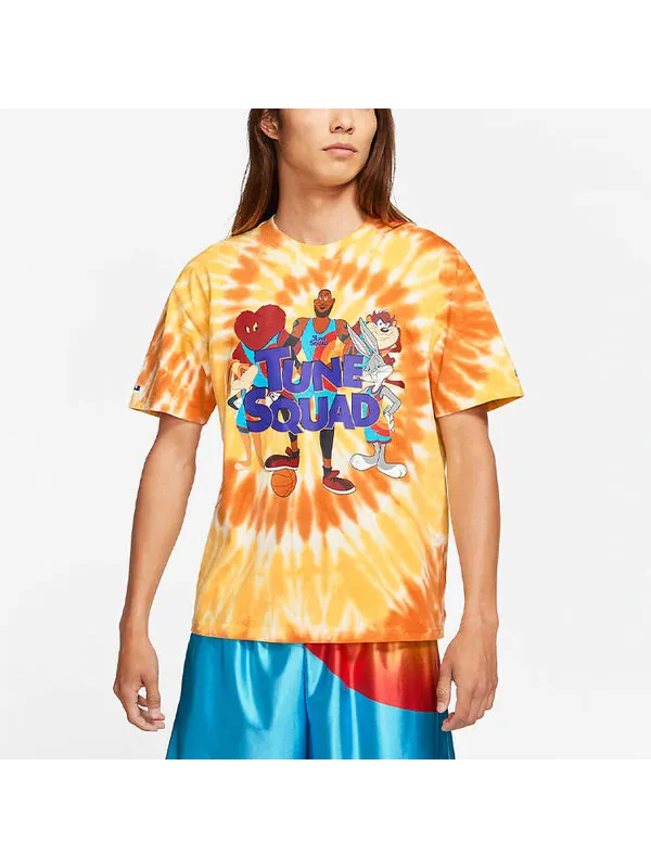 Футболка Nike x Space Jam:A New Legacy LeBron Tee 'Orange Tie-Dye'' — изображение 4 из 4, мульти