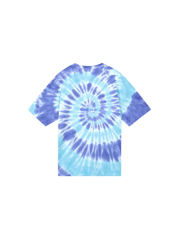 Футболка x space jam tie dye sports tee 'light blue purple' Nike — изображение 2 из 4, синий