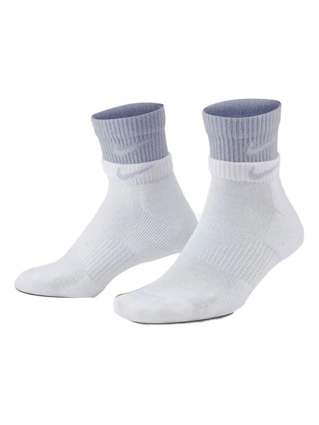 Носки Nike Unisex Everyday Plus Cushioned Ankle Tube Socks 2 Packs Purple — изображение 1 из 3, фиолетовый