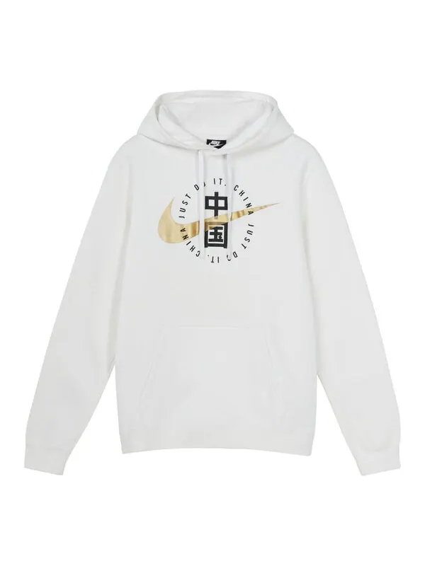 Толстовка Men's Nike Printing Casual Sports White — изображение 1 из 2, белый