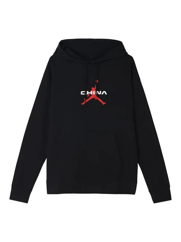 Толстовка Men's Air Jordan Casual Sports Drawstring Black — изображение 1 из 4, черный