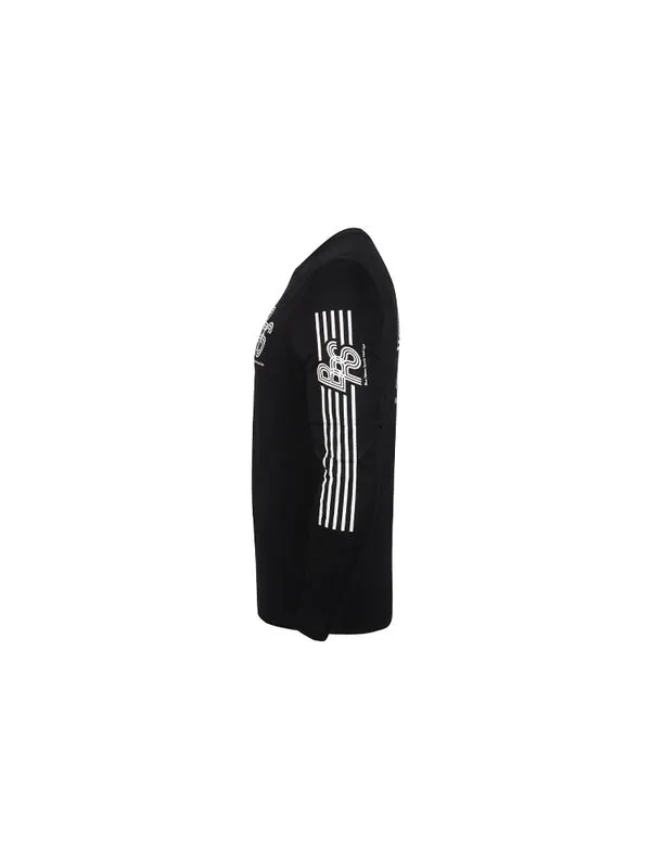 Футболка dri fit печать бег спортивные длинные рукава Nike — изображение 3 из 3, черный