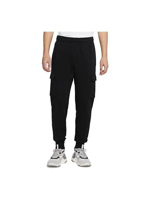 Брюки sportswear club cargo casual jogger pants black Nike — изображение 1 из 3, черный
