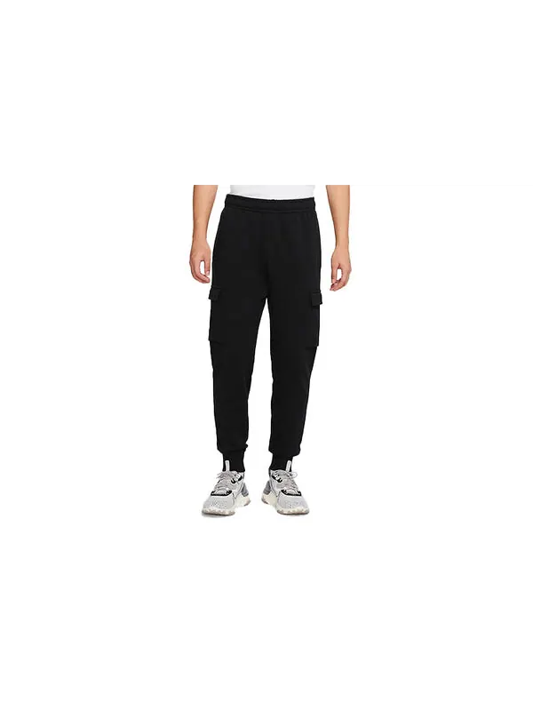 Брюки sportswear club cargo casual jogger pants black Nike — изображение 3 из 3, черный