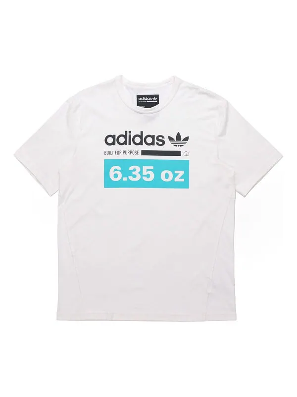 Футболка оригиналы kaval grp футболка свободная логотип короткий рукав Adidas — изображение 1 из 4, белый