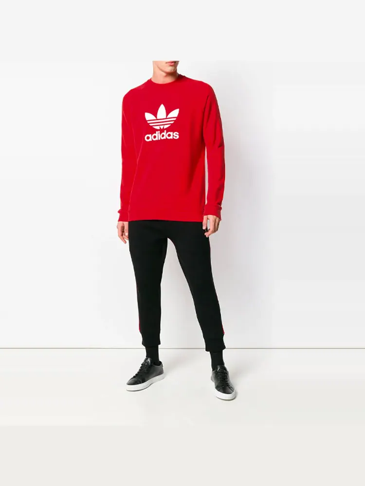 Худи adidas originals Sports Pullover Couple Style Orange — изображение 3 из 5, оранжевый