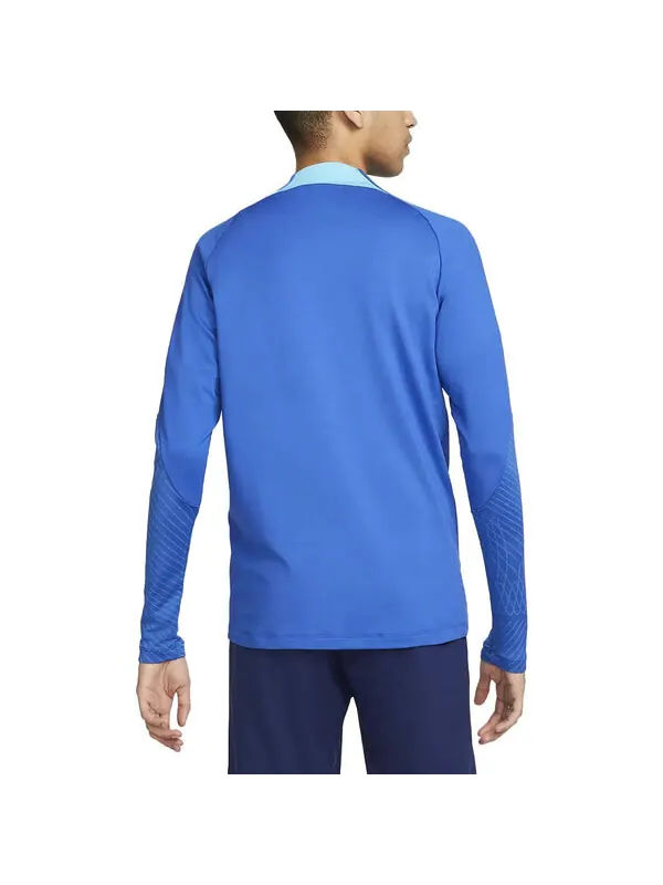 Футболка england dri fit strike 1 4 zip l s drilling top Nike — изображение 3 из 3, синий
