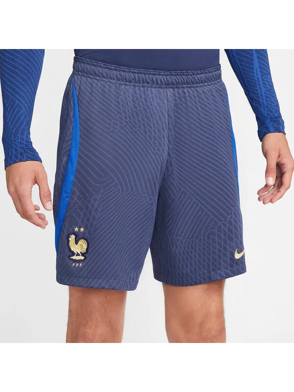 Шорты dri fit fff strike трикотажные футбольные шорты Nike — изображение 2 из 4, темно-синий