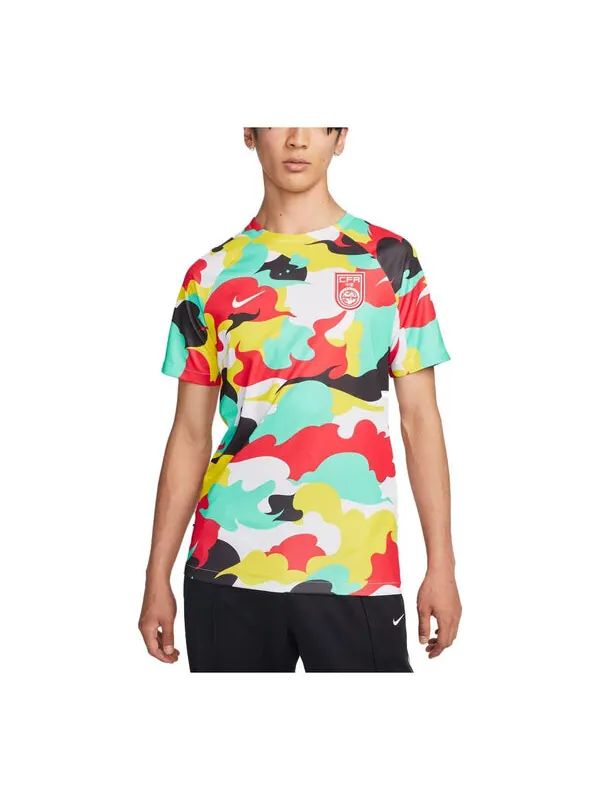 Футболка dri fit china pre match футбольная майка Nike, мульитколор — изображение 1 из 4, мульти