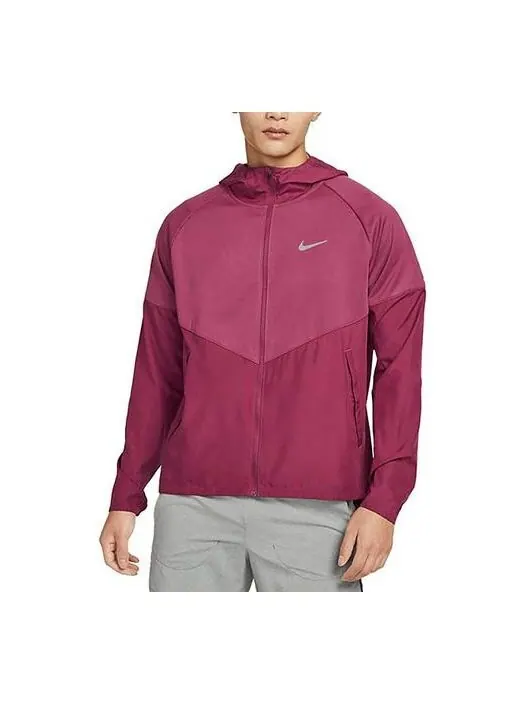 Куртка Nike Windrunner Repel Running Jacket 'Claret' — изображение 1 из 3, красный/мульти