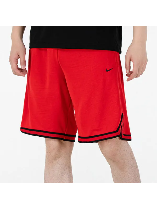 Шорты men's stripe lacing sports red shorts Nike — изображение 4 из 4, красный