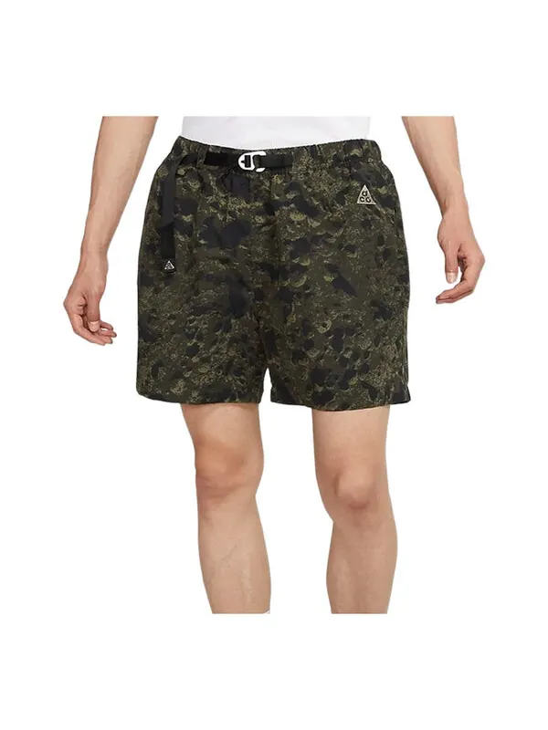 Шорты men's acg camouflage belt straight loose sports shorts camouflage Nike — изображение 1 из 4, мульти