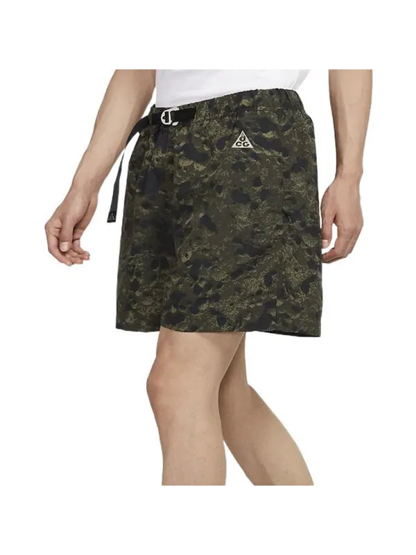 Шорты men's acg camouflage belt straight loose sports shorts camouflage Nike — изображение 3 из 4, мульти