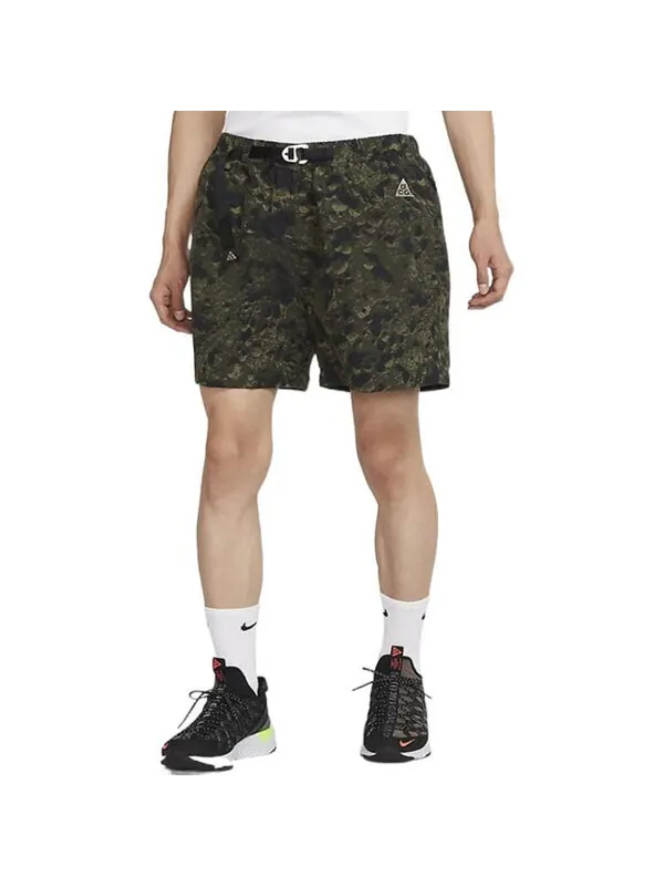 Шорты men's acg camouflage belt straight loose sports shorts camouflage Nike — изображение 4 из 4, мульти