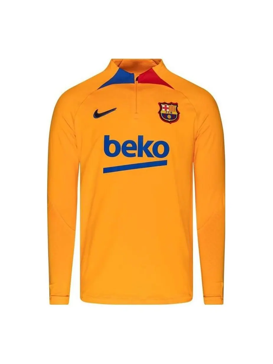 Спортивный топ Nike FC Barcelona Strike Dri-FIT Soccer Drill Top 'Orange' DH7682-837 — изображение 1 из 3, оранжевый