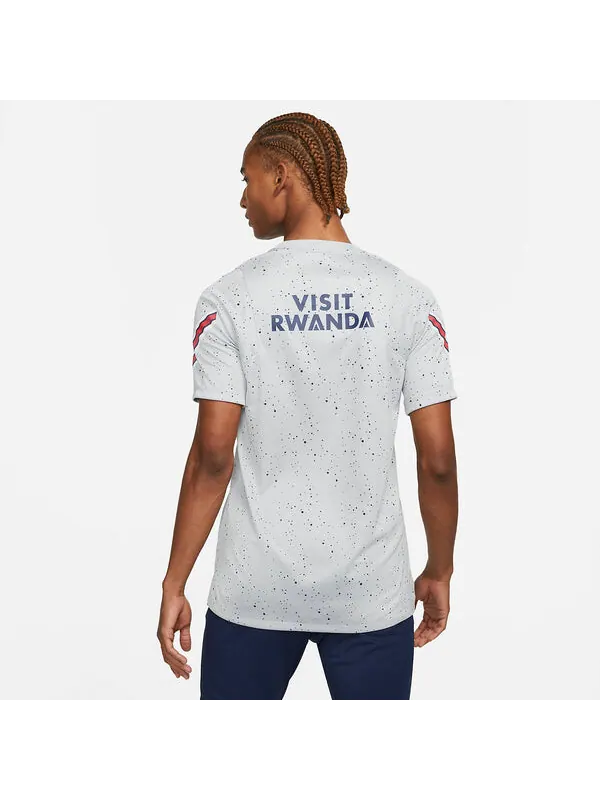 Футболка x psg strike 4-я футболка Air Jordan — изображение 3 из 4, серый/темно-синий