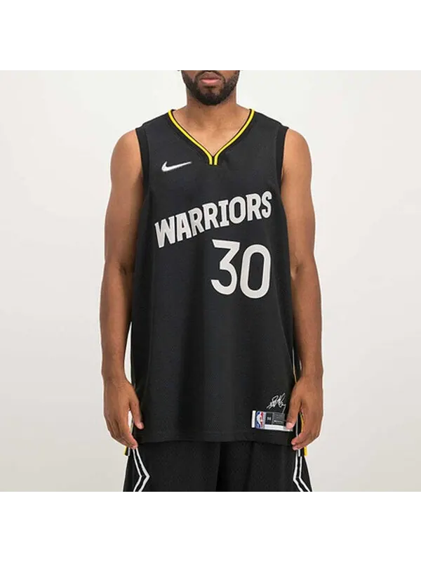 Майка Nike x NBA Golden State Warriors Icon Edition Jerseys 'Stephen Curry 30' — изображение 3 из 4, черный