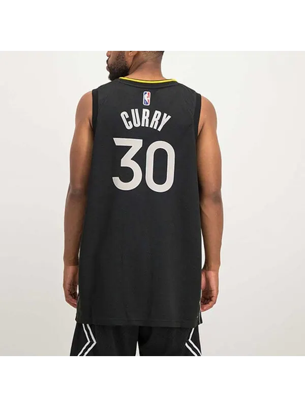 Майка Nike x NBA Golden State Warriors Icon Edition Jerseys 'Stephen Curry 30' — изображение 4 из 4, черный