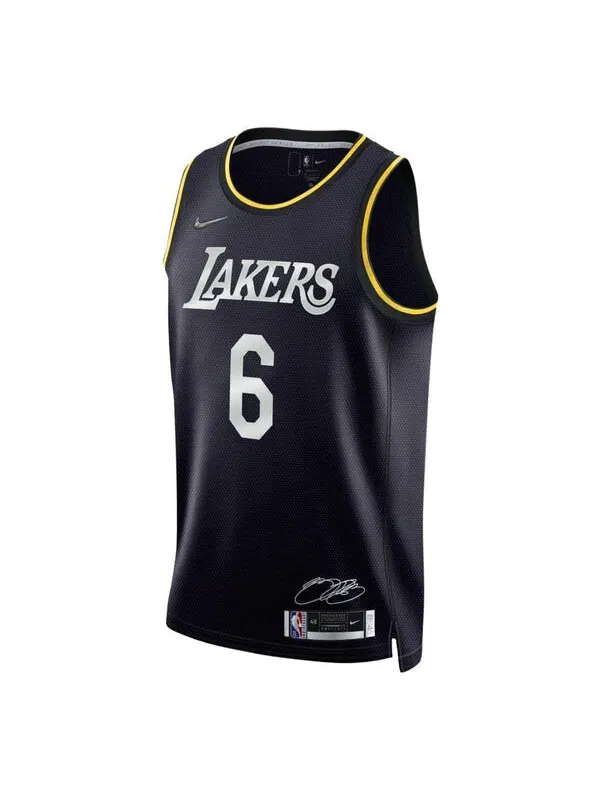 Майка Nike x NBA LA Lakers Icon Edition Jerseys 'LeBron James 6' — изображение 1 из 2, черный