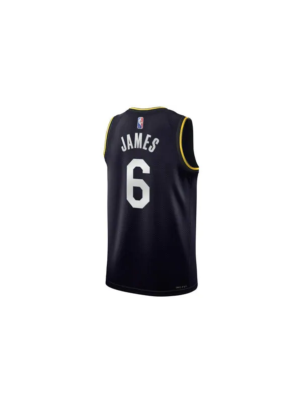 Майка Nike x NBA LA Lakers Icon Edition Jerseys 'LeBron James 6' — изображение 2 из 2, черный