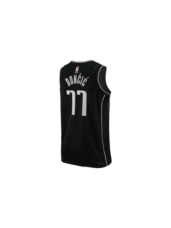 Майка Nike x NBA Dallas Mavericks Icon Edition Jerseys 'Luka Doni 77' — изображение 2 из 2, черный/мульти