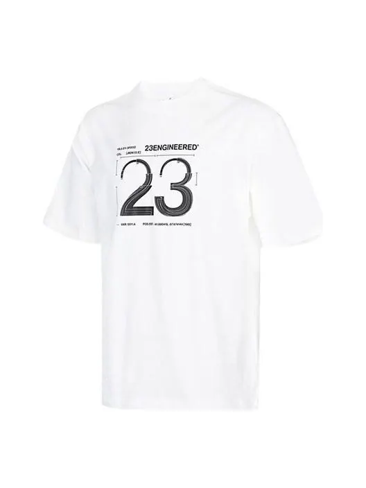 Футболка Air Jordan SS22 23 ENGINEERED T-Shirt 'White' — изображение 1 из 4, белый
