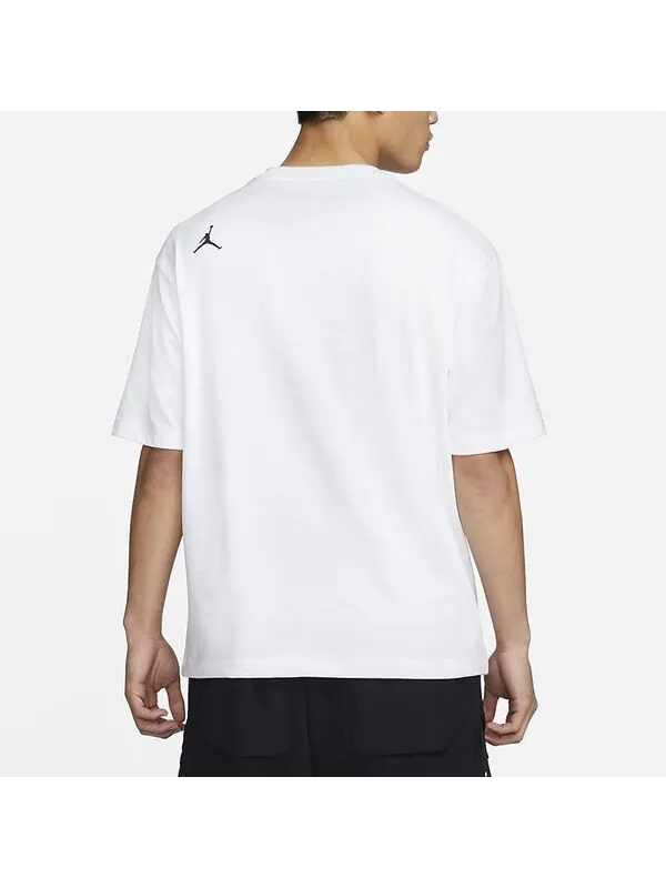 Футболка Air Jordan SS22 23 ENGINEERED T-Shirt 'White' — изображение 4 из 4, белый