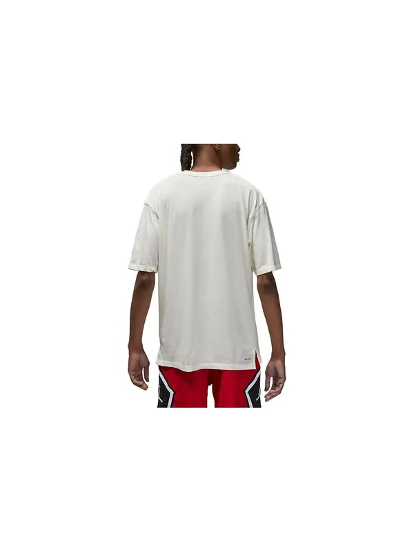 Футболка Air Jordan Dri-FIT Sport T-Shirt 'White' — изображение 2 из 2, белый