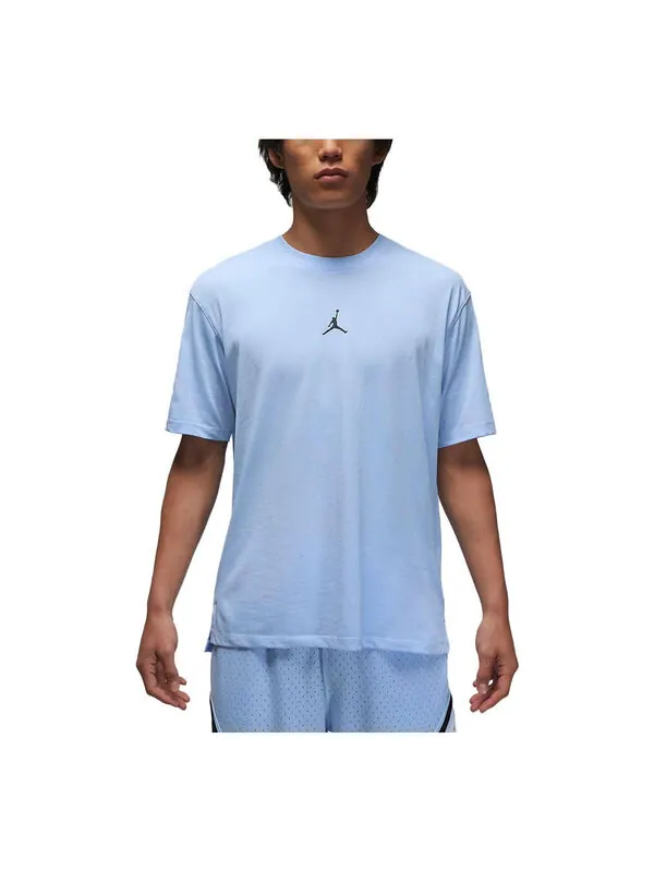 Футболка спортивная футболка с логотипом Dri Fit Air Jordan — изображение 1 из 3, синий/черный