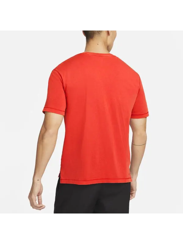 Футболка Men's Air Jordan Dri-FIT Logo Quick Dry Sports Short Sleeve Red T-Shirt — изображение 4 из 4, мульти