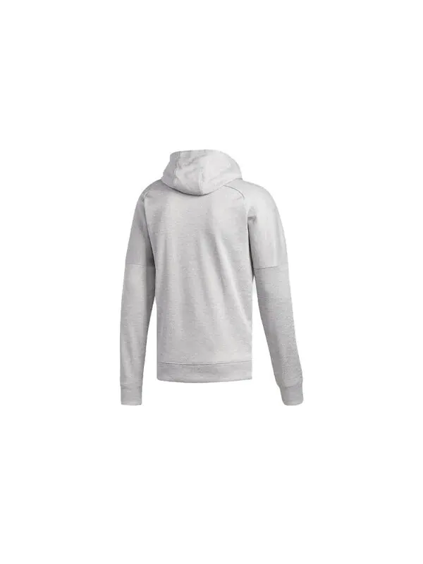 Толстовка adidas Large logo Printing Pattern Pullover Gray — изображение 2 из 4, серый