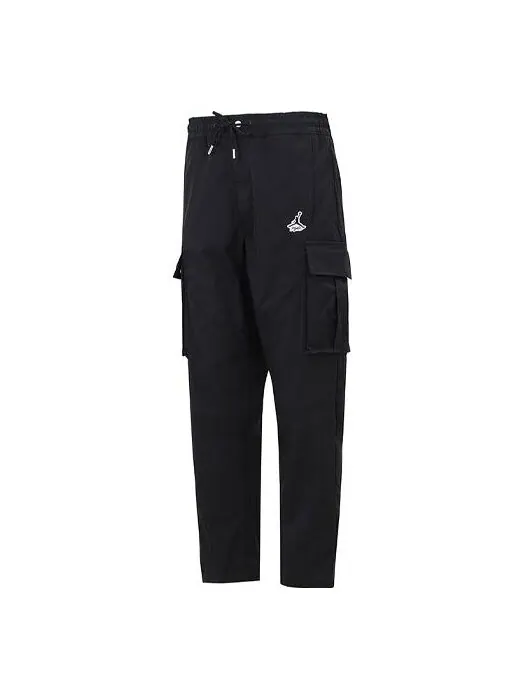 Брюки men's utility big pocket cargo casual long pants/trousers autumn black Air Jordan — изображение 1 из 4, черный