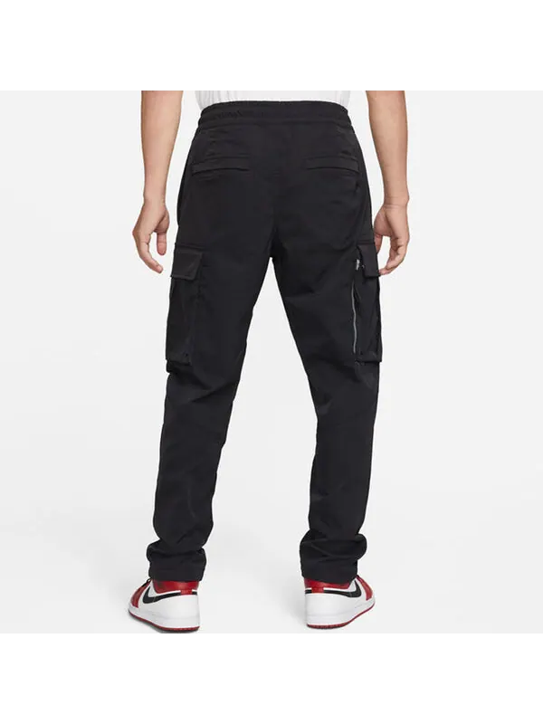 Брюки men's utility big pocket cargo casual long pants/trousers autumn black Air Jordan — изображение 4 из 4, черный