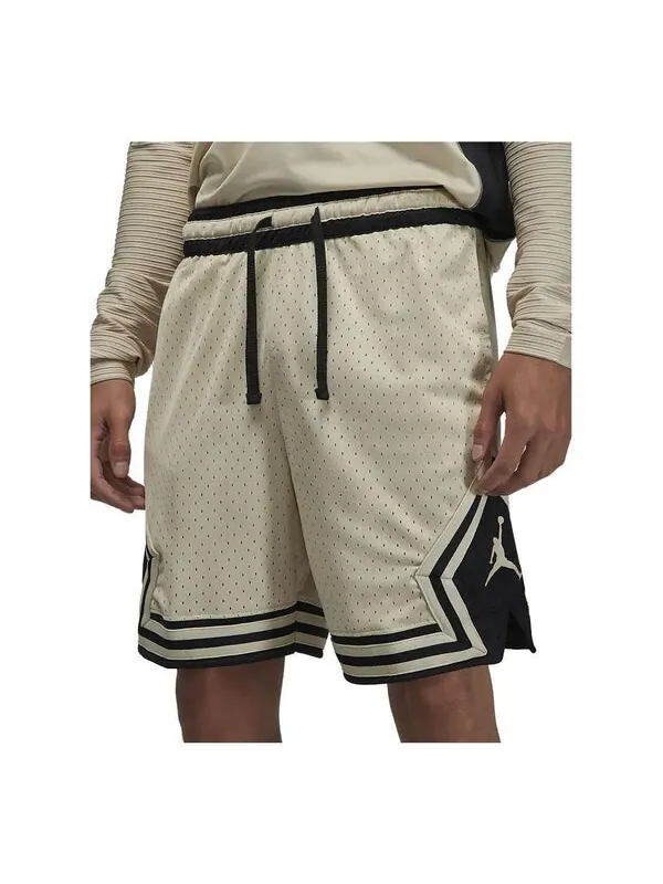 Шорты спортивные dri fit ромбовидные шорты Air Jordan — изображение 1 из 4, бежевый/черный