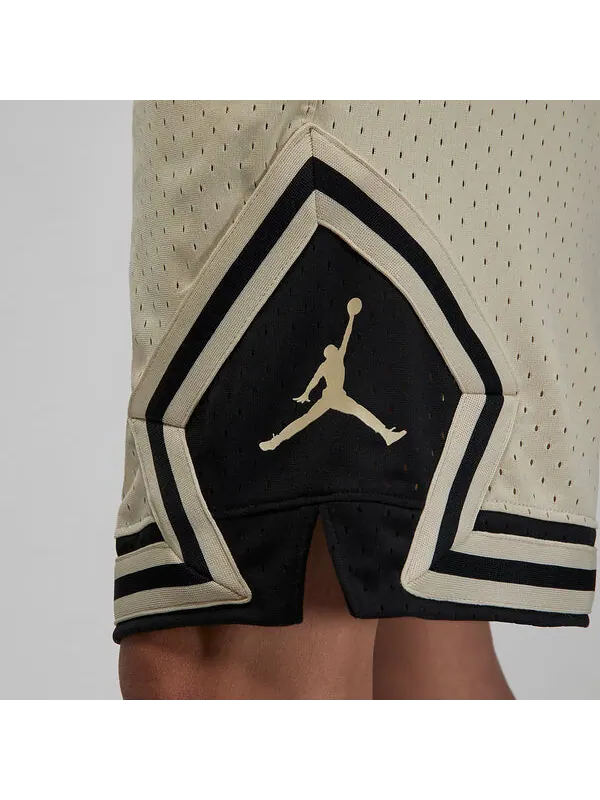 Шорты спортивные dri fit ромбовидные шорты Air Jordan — изображение 4 из 4, бежевый/черный