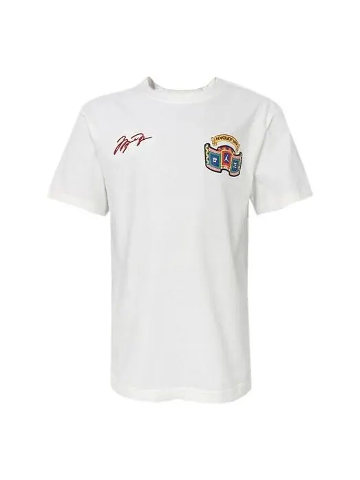 Футболка 'chinese new year' casual sports crew neck tee men's white Air Jordan — изображение 1 из 4, белый