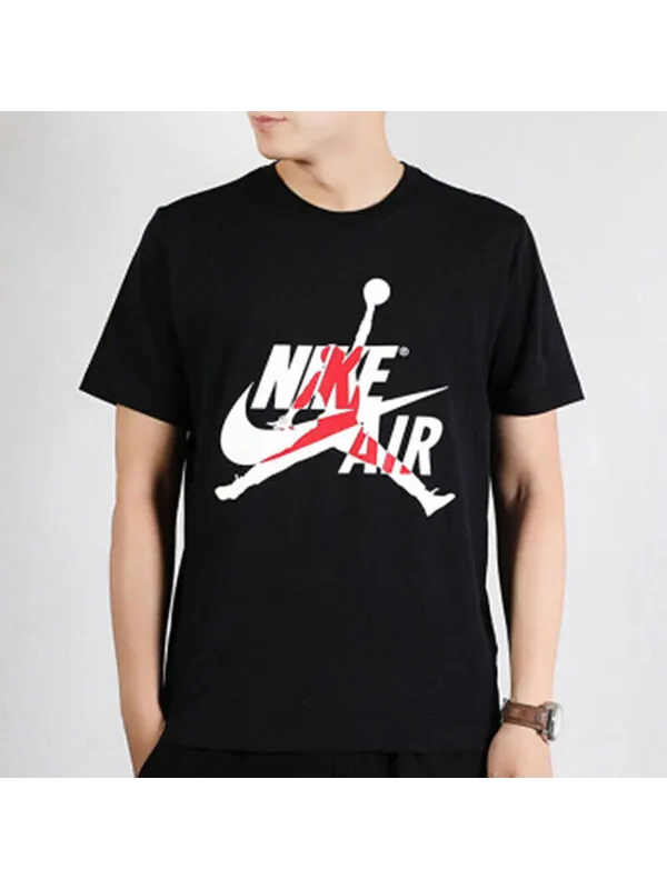 Футболка jumpman logo короткие рукава мужские Air Jordan — изображение 3 из 4, черный