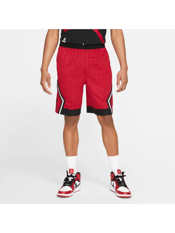 Шорты jumpman diamond баскетбольные спортивные с принтом свободные дышащие шорты красные Air Jordan — изображение 3 из 3