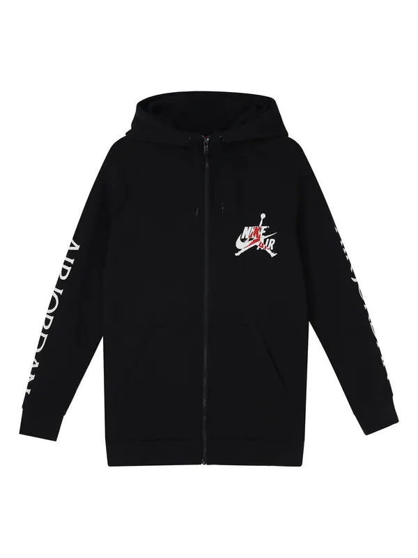 Куртка Air Jordan Jumpman Classics Logo Casual Sports Breathable hoodie Jacket Black — изображение 1 из 4, черный