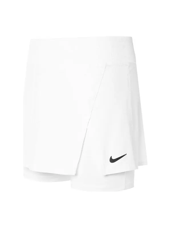 Платье (WMNS) NikeCourt Dri-FIT Victory Tennis Skirt Asia Sizing 'White' — изображение 1 из 4, белый/черный