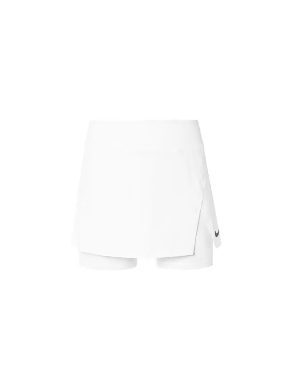 Платье (WMNS) NikeCourt Dri-FIT Victory Tennis Skirt Asia Sizing 'White' — изображение 2 из 4, белый/черный