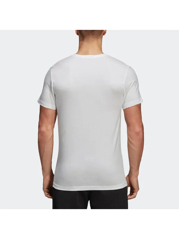 Футболка bos foil camo camouflage logo printing sports short sleeve white Adidas — изображение 4 из 4, белый