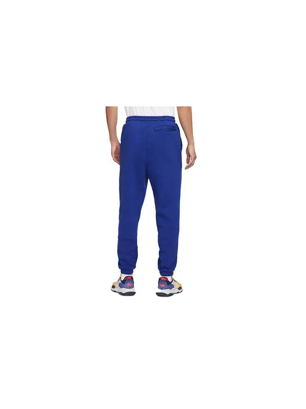 Спортивные штаны Men's Air Jordan Printing High Waist Bundle Feet Loose Sports — изображение 2 из 3, синий